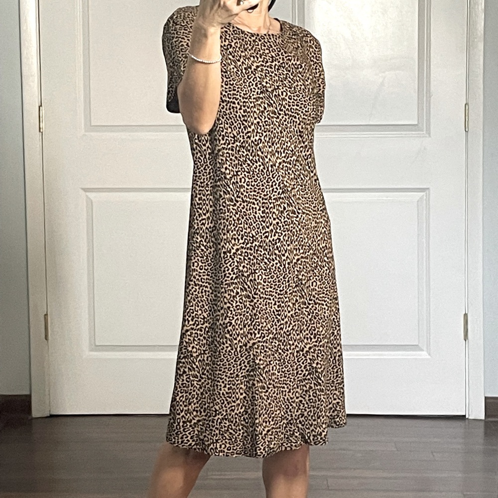 Carol Little Leopard Print Dress size 4 - Picture 3 of 12
